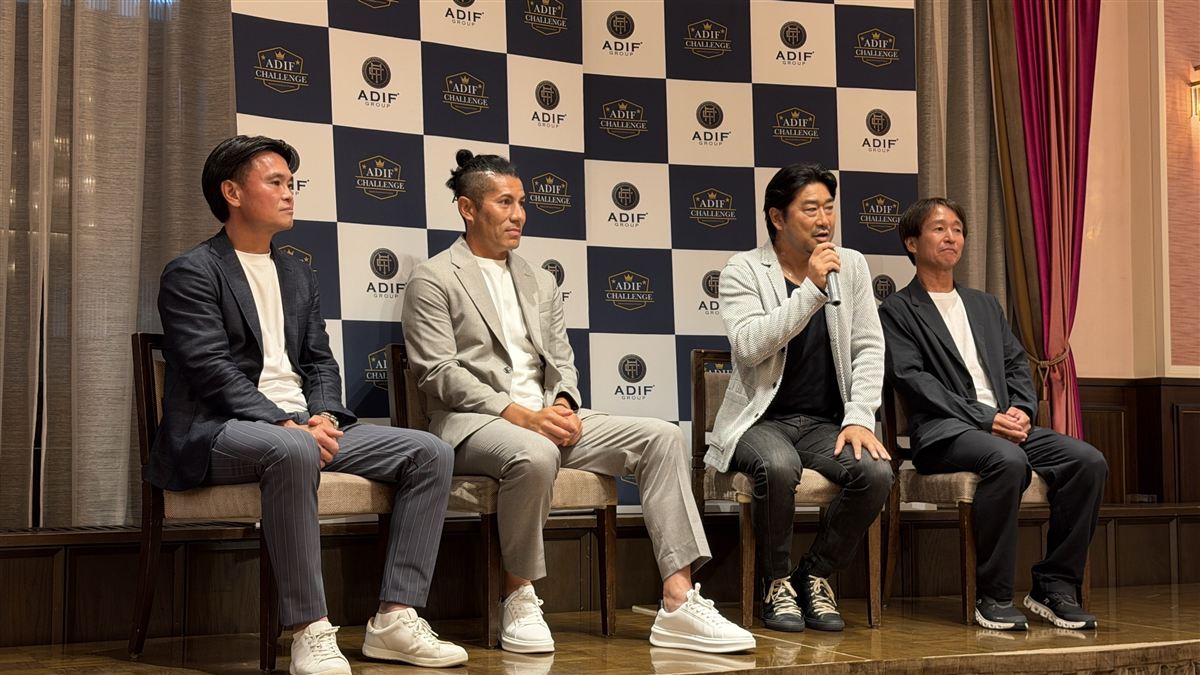 激励会のステージで大会への思いを語る選手たち